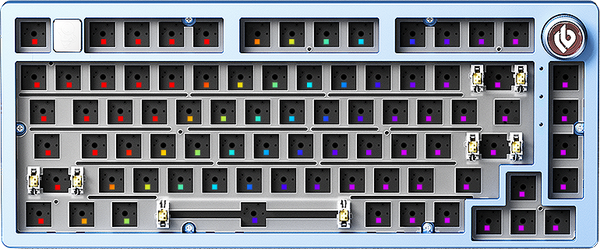 KIT Bàn Phím Cơ Có Dây - Leopog Hi75 / RGB