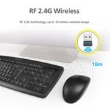 Bộ Phím Chuột Văn Phòng Không Dây - Micropack Wireless | iFREE LITE KM-203W