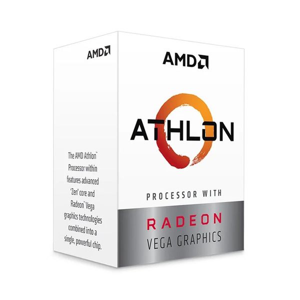 CPU AMD Athlon 3000G | 5MB | 3.5GHz | 2 nhân 4 luồng | AM4