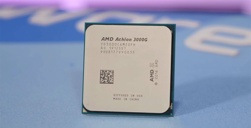 CPU AMD Athlon 3000G | 5MB | 3.5GHz | 2 nhân 4 luồng | AM4 - Thế Giới Gear  PC