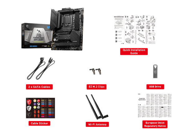 Bo Mạch Chủ - Mainboard MSI MAG Z790 TOMAHAWK WIFI - DDR4