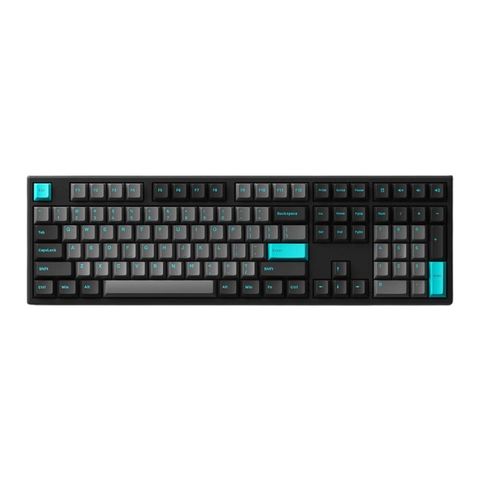 MonsGeek MG108 Black & Cyan (AKKO CS switch - Wine Red) cá tính