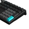 MonsGeek MG108 Black & Cyan (AKKO CS switch - Wine Red)