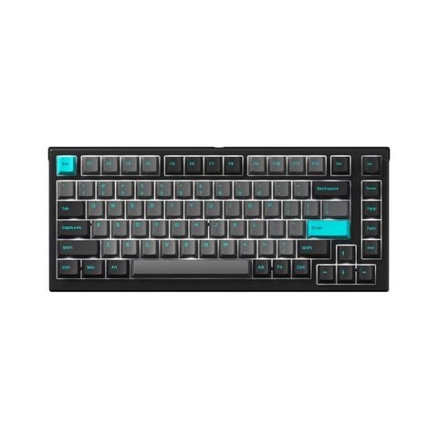 Bàn phím cơ MonsGeek MG75 Black & Cyan(White LED,AKKO cs switch) chi tiết sãn phẩm.