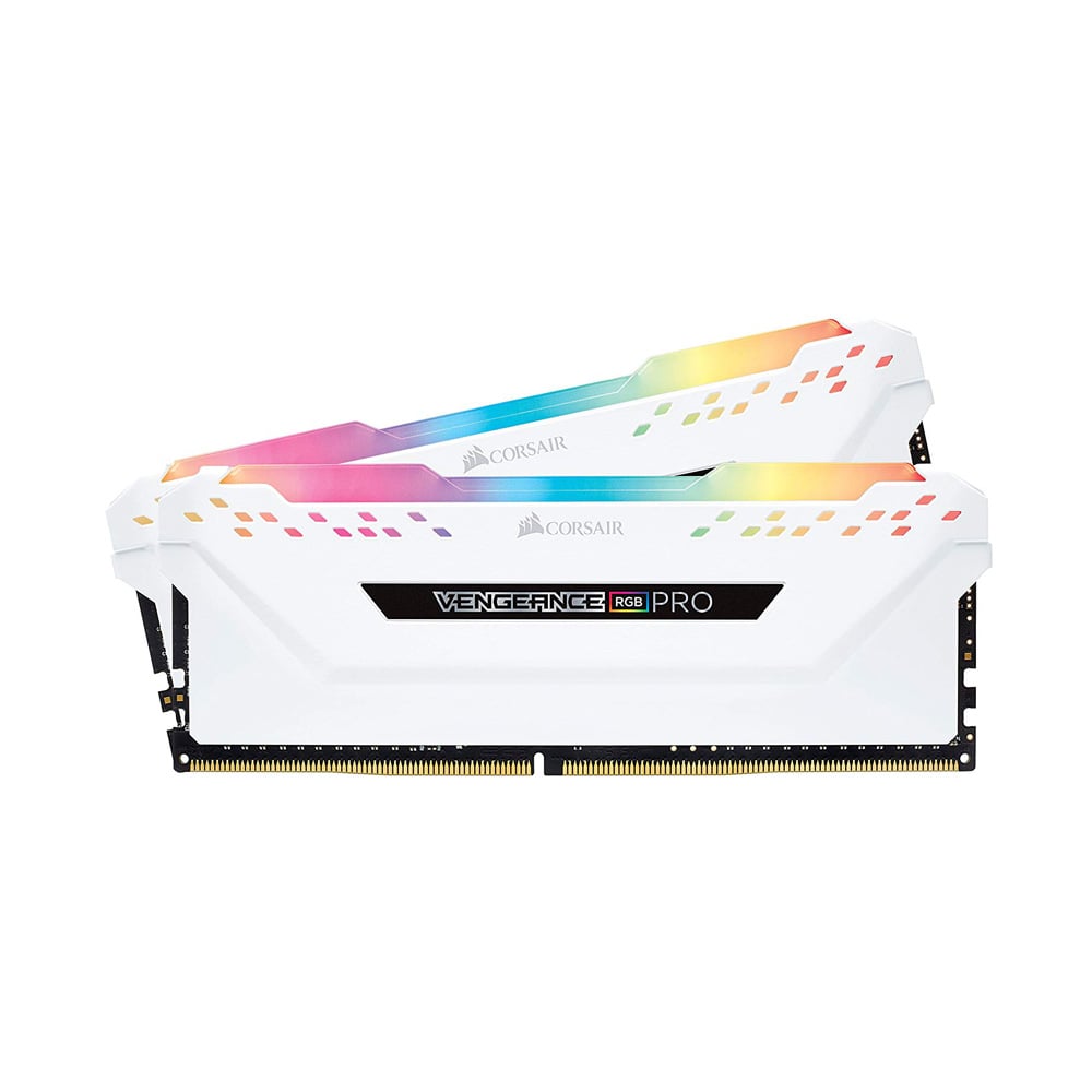 Ram Máy Tính Corsair Vengeance RGB PRO 16GB (2x8) 3200Mhz White