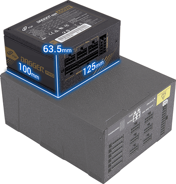 Nguồn Máy Tính - FSP Dagger Pro SFX / 80 Plus Gold / Full Modular / 650W