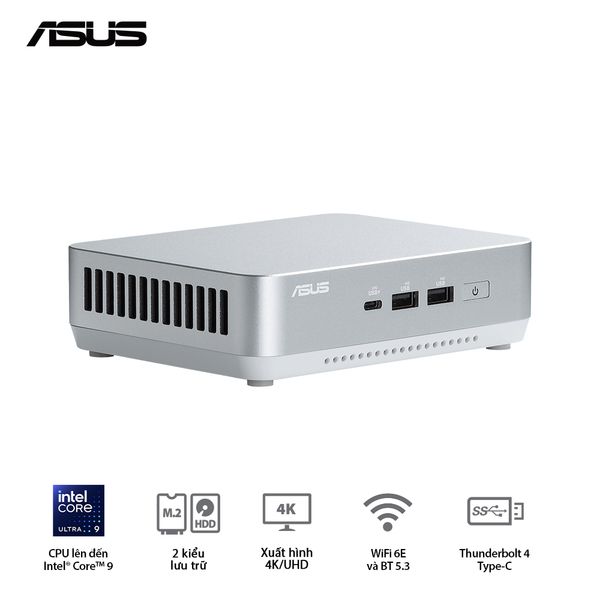 Mini PC - ASUS NUC 14 Pro Plus (Intel Ultra 7 155H up to 4.80 GHz | Intel Arc Graphics | DDR5 5600Mhz | NVMe PCIe4.0 | Wi-Fi+Bluetooth) RNUC14RVSU700001I