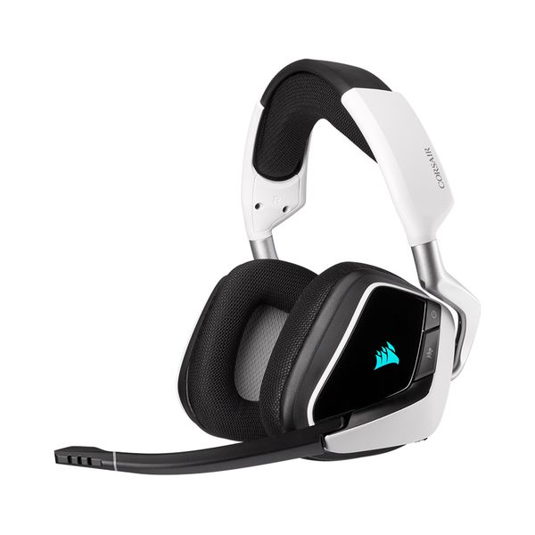 Tai Nghe Chơi Game Không Dây - Corsair VOID RGB ELITE 7.1 Wireless - White