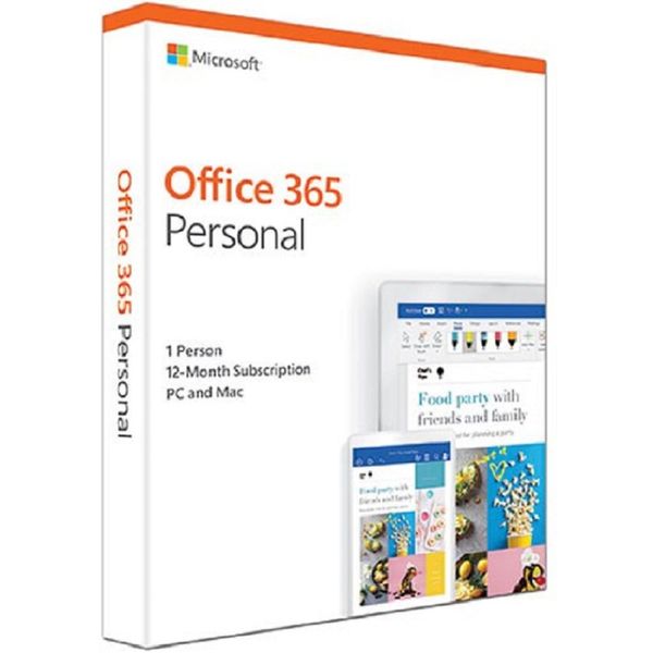 Microsoft Office 365 Personal English APAC EM Subscr 1YR Medialess P6 QQ2-00983