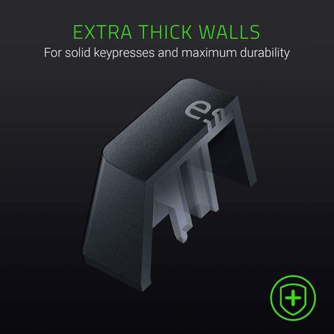 Bộ phím bấm Razer PBT Keycap Upgrade Set-Classic-Đen(Black)