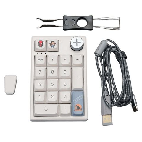 Bàn Phím Không Dây- DarmoShark K3 Pro_ Wireless2.4Ghz_ BT5.0_ Hotswap_ Có Núm_ Linear Switch