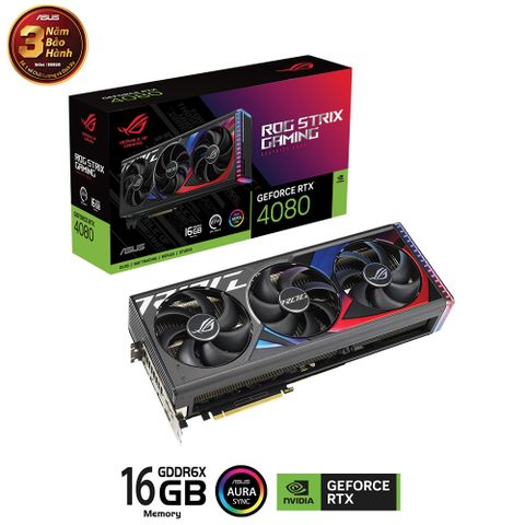Card Màn Hình - VGA ROG Strix RTX 4080 16GB GDDR6X