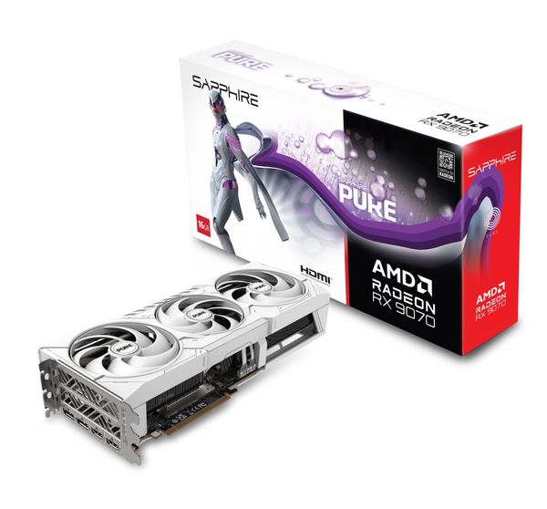 Card Màn Hình - Sapphire PURE AMD Radeon RX 9070 GPU 16GB GDDR6