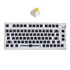 KIT Bàn phím cơ Keydous NJ80 AP (White -  Plate Thép)