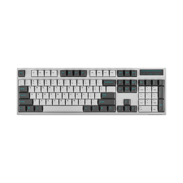 Bàn Phím Cơ Không Dây - Leopold FC900RBT PD White Dark Grey| BT5.1| USB-C | Brown, Red Switch, Silent Red Switch