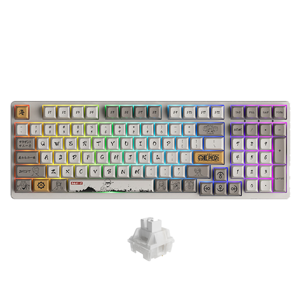 Bàn Phím Cơ Có Dây - AKKO 3098S One Piece | Hotswap | LED RGB | Foam Tiêu Âm| Type C| AKKO CS Switch| Chuyên Game