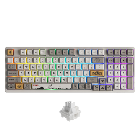 Bàn Phím Cơ Có Dây - AKKO 3098S One Piece | Hotswap | LED RGB | Foam Tiêu Âm| Type C| AKKO CS Switch| Chuyên Game