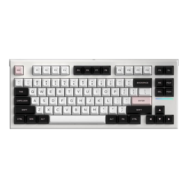 Bàn Phím Cơ Không Dây - FL-ESPORT FL750 CPM White Olivia | USB-C | 2.4Ghz | Bluetooth 5.0