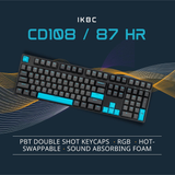 Bàn Phím Cơ Có Dây - IKBC CD87 HR (USB / RGB / Hot Swap / Gateron Switch)