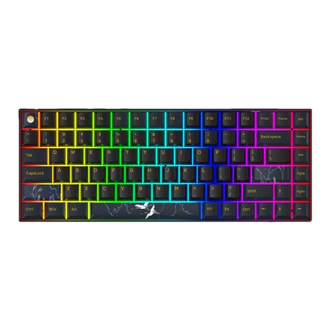 Bàn Phím Cơ Không Dây - Newmen GM840 Pro | Hạc Vũ Ánh Trăng| 2.4Ghz| BT5.0| USB-C