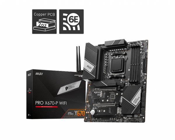 Bo Mạch Chủ - Mainboard MSI PRO X670-P WIFI – Socket AM5