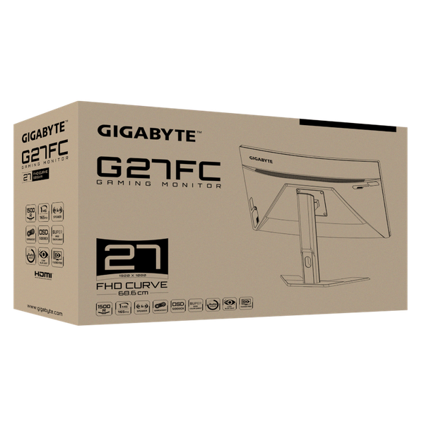 Màn hình cong GIGABYTE G27FC (27inch/1080p/VA/165Hz)