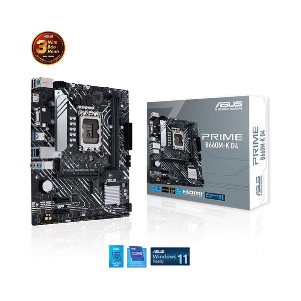 Mainboard - ASUS PRIME B660M-K D4-CSM