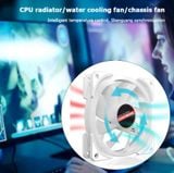 Fan led - Coolmoon S6 Argb - White