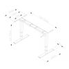 Chân Bàn Nâng Hạ - Flexispot ET225 - Black