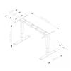 Chân Bàn Nâng Hạ - Flexispot ET225 - White