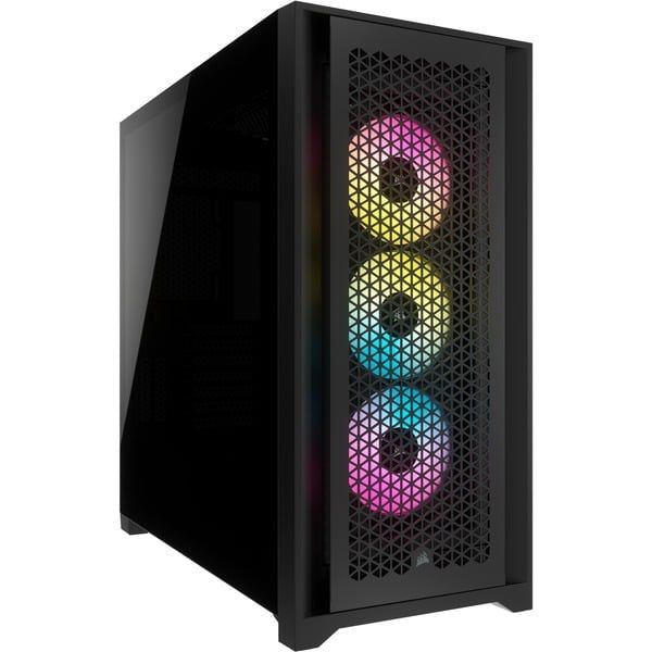 Vỏ Case Máy Tính - Corsair 5000D RGB Airflow - Black - True White