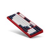 Bàn Phím Cơ Không Dây - Leopold FC980MBT PD White Blue Star | BT5.1| USB-C | Brown, Red Switch