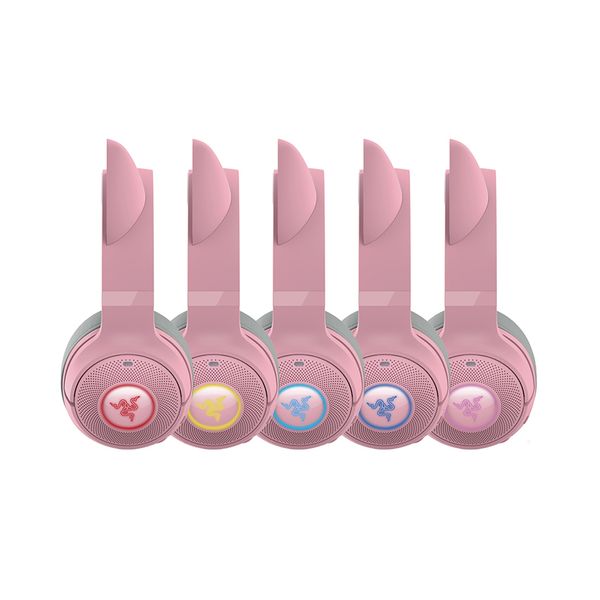 Tai Nghe Không Dây - Razer Kraken Kitty V2 BT | Bluetooth | Quart ( Hồng )