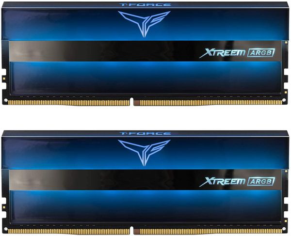 Ram Máy Tính - Team T-Force XTreem ARGB Blue 32GB (2x16GB) 3600 DDR4