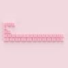 AKKO Keycap Set – Pink (PC / ASA-Clear profile / 155 nút )