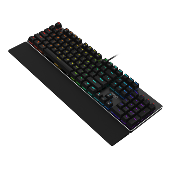 Bàn Phím Chơi Game Có Dây - AOC GK500 RGB | Otemu Blue Switch | USB
