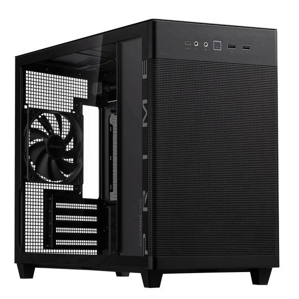 Vỏ Case Máy Tính - Asus Prime AP201 TG - Black - White