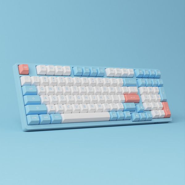 Bàn Phím Cơ Không Dây - AKKO 3098B Multi-Modes Doll Of The Princess | BT5.0| 2.4Ghz| TypeC