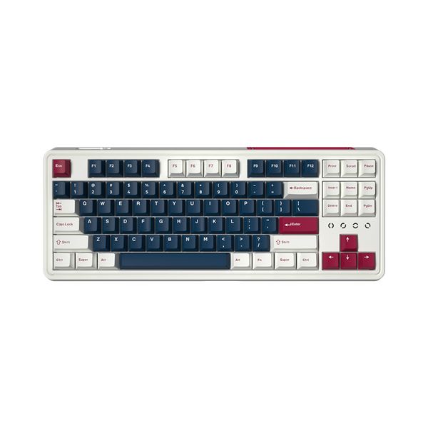 Bàn Phím Cơ Không Dây FL-Esport CMK87 CPM Metal Heart RGB 3 Mode - ( Switch Kailh Box: Red / White )