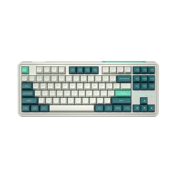 Bàn Phím Cơ Có Dây FL-Esport CMK87 Ice Mint ( Switch Kailh Box: Cool Mint )