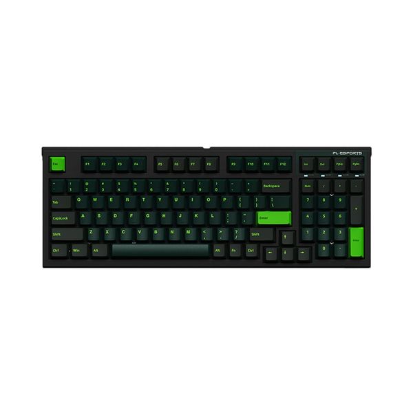 Bàn Phím Cơ Có Dây- FL-ESPORT FL980CP Sound Wave Green| Kailh Box Rosa