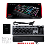 Bàn Phím Cơ Có Dây - ADATA XPG SUMMONER RGB - Silver Switch