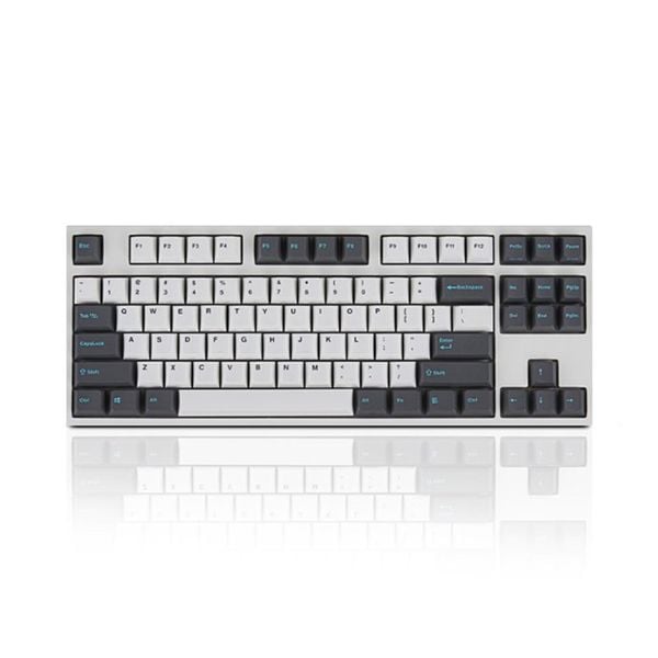 Bàn Phím Cơ Không Dây - Leopold FC750RBT PD White Dark Grey| BT5.1| USB-C | Silent Red Switch