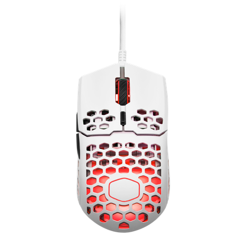 Chuột Chơi Game Có Dây CoolerMaster MM711 RGB White Glossy