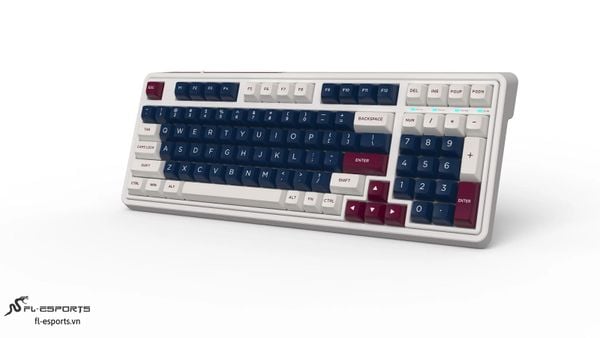 Bàn Phím Cơ Không Dây - FL-ESPORT CMK98 SAM Metal Heart 3 Mode / 2.4Ghz / BT / Type C