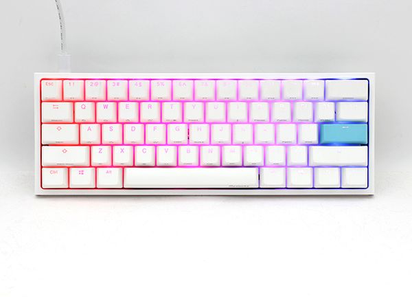 Bàn Phím Cơ Có Dây DUCKY ONE 2 MINI RGB PURE WHITE