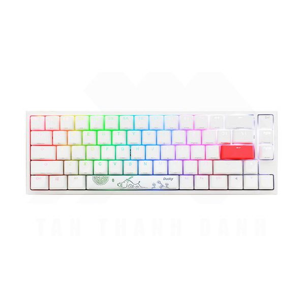 Bàn Phím Cơ Có Dây DUCKY ONE 2 SF RGB PURE WHITE