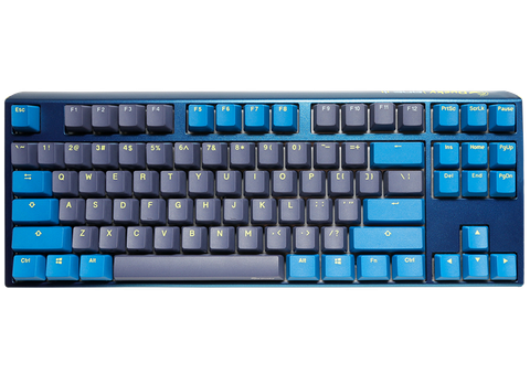 Bàn Phím Cơ Có Dây - Ducky One 3 DayBreak - TKL | Silver - Blue - Clear