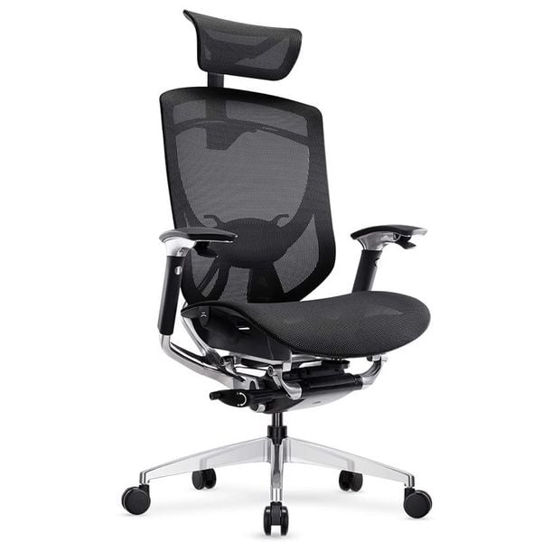 Ghế Công Thái Học - GTChair IFIT Smile - Black - Grey