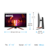 Màn Hình - BenQ Mobiuz EX2710Q - QHD - 1ms - 165Hz - IPS